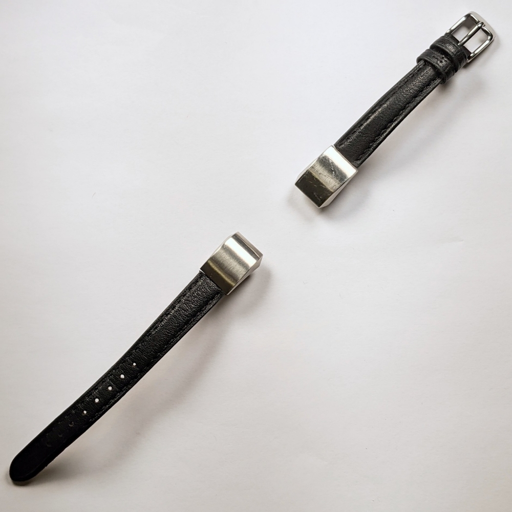 Benuo black leather Fitbit Alta band watch style